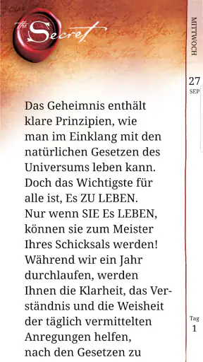 Das Geheimnis Täglichen Lehren screenshot