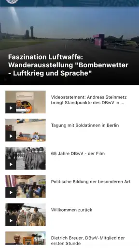 DBwV App screenshot