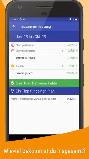 Der Elterngeld Planer screenshot