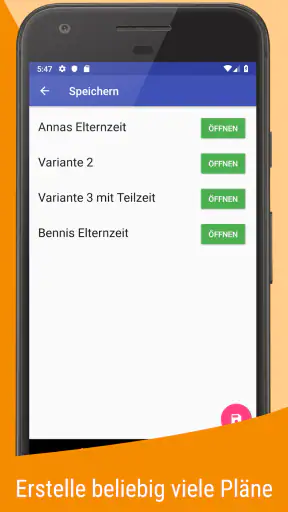 Der Elterngeld Planer screenshot