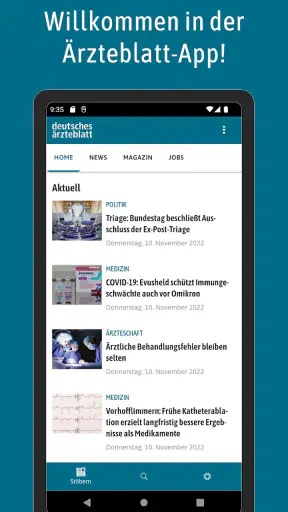 Deutsches Ärzteblatt screenshot