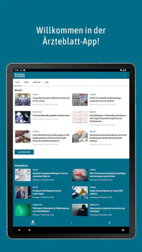 Deutsches Ärzteblatt screenshot