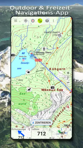Deutschland Topo Karten screenshot