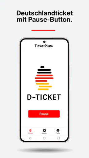 Deutschlandticket App Ticket+ screenshot