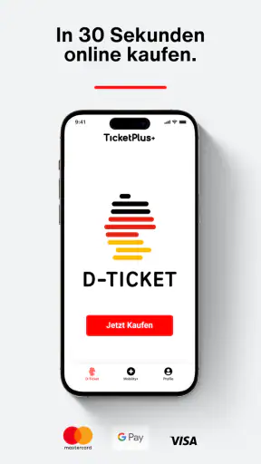 Deutschlandticket App Ticket+ screenshot