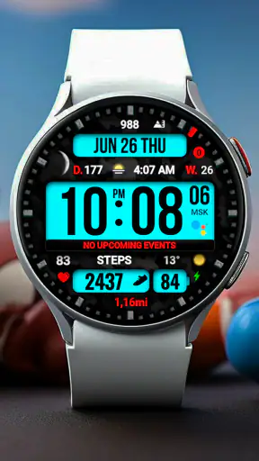 Dgt BigMod Informer Watch face screenshot