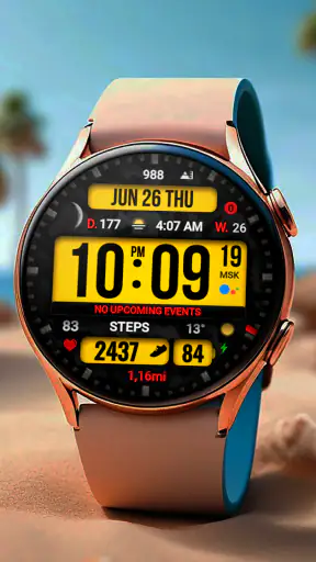 Dgt BigMod Informer Watch face screenshot