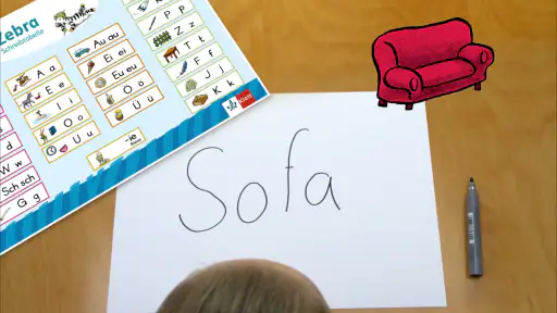 Die Zebra Schreibtabelle screenshot
