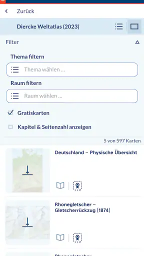 Diercke Atlas screenshot