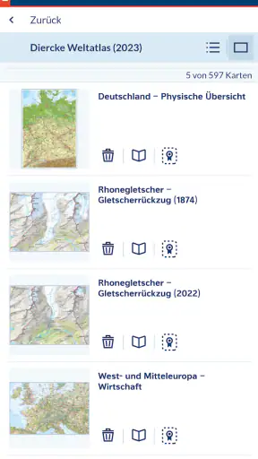 Diercke Atlas screenshot