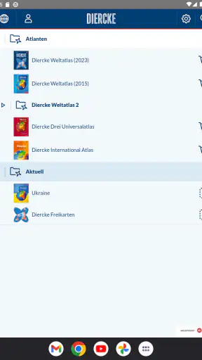 Diercke Atlas screenshot