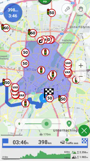 Dieselfahrverbote Routenplaner screenshot