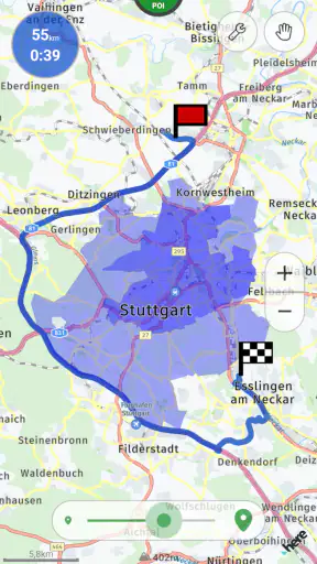 Dieselfahrverbote Routenplaner screenshot