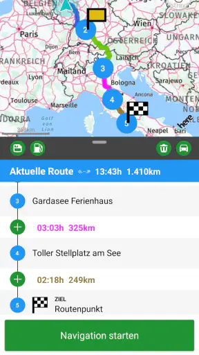 Dieselfahrverbote Routenplaner screenshot