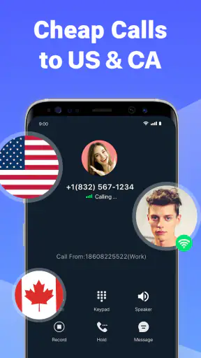 Dingtone: zweite Telefonnummer screenshot