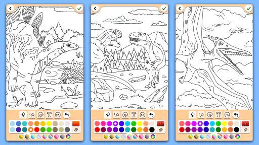 Dinosaurier malen für Kinder screenshot