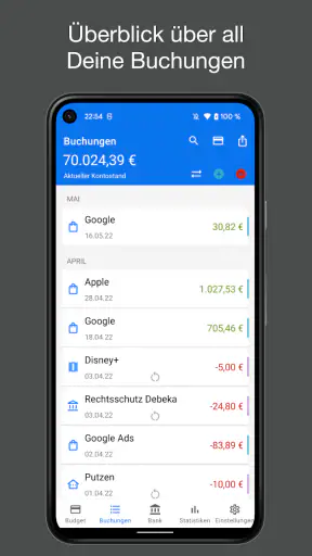 Dispensatio - Haushaltsbuch screenshot