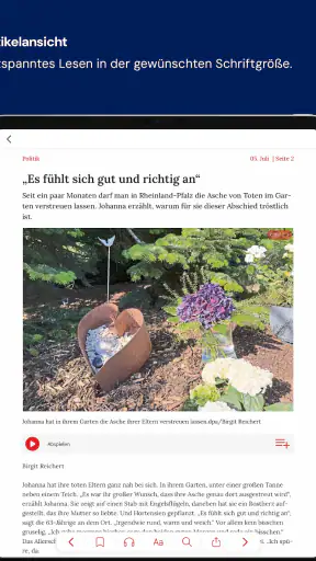 dk E-Paper App screenshot