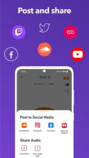 Dolby On: Record Audio & Music screenshot