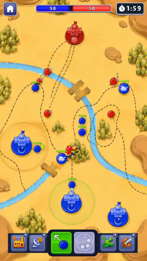 Dots Commander: RTS War screenshot