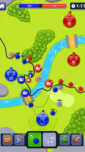 Dots Commander: RTS War screenshot