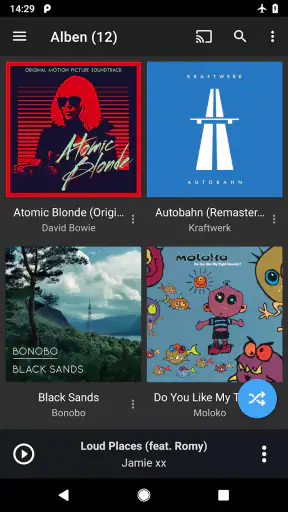 doubleTwist Pro music player screenshot
