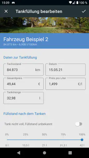 Drivenote: Tankbuch & mehr screenshot