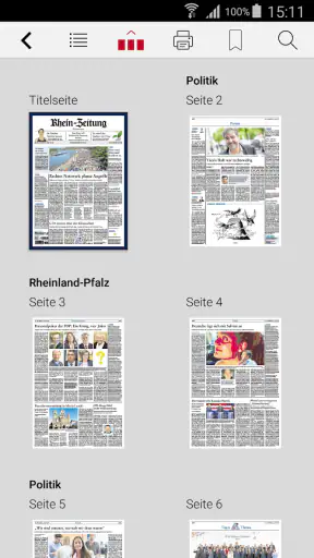 Rhein-Zeitung E-Paper & News screenshot