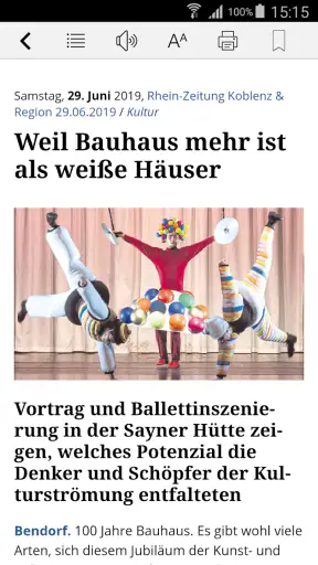 Rhein-Zeitung E-Paper & News screenshot