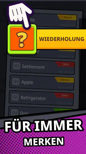 Englisch-Karteikarten lernen screenshot