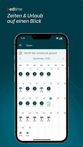 edtime Mitarbeiter-App screenshot