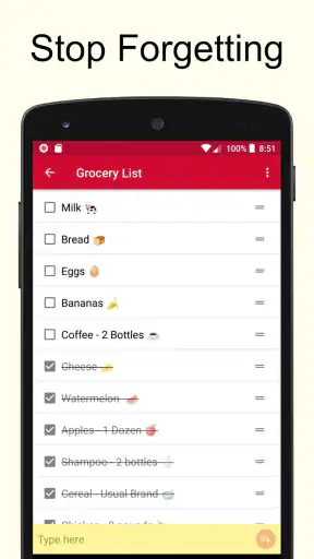 Einkaufsliste screenshot