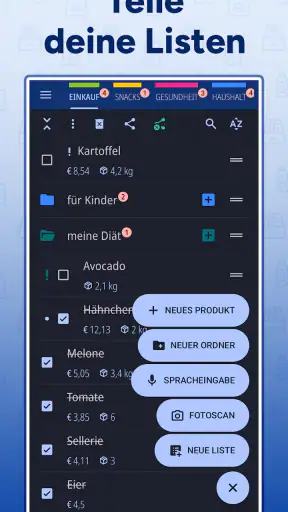 Einkaufsliste - Enchan Li screenshot