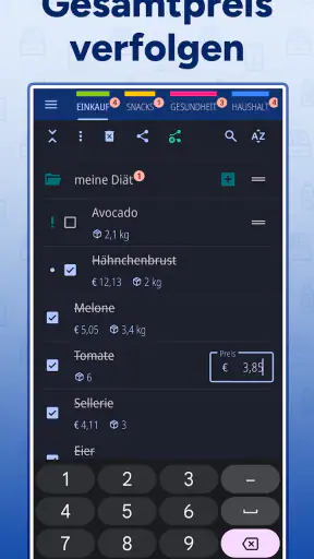 Einkaufsliste - Enchan Li screenshot