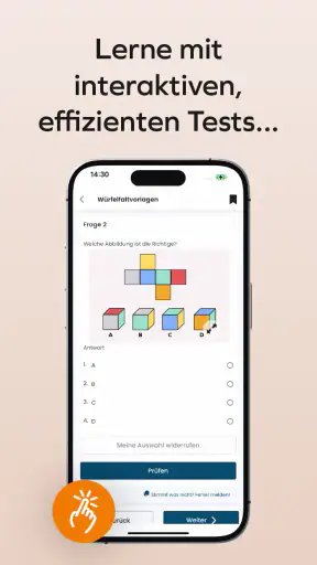 Einstellungstest Trainer screenshot