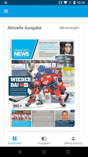 Eishockey News E-Paper screenshot