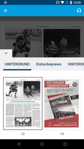 Eishockey News E-Paper screenshot