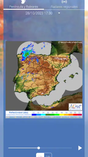 Aemet: tiempo y radar España screenshot