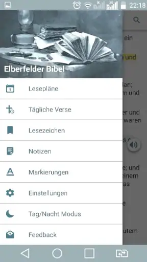 Elberfelder Bibel screenshot