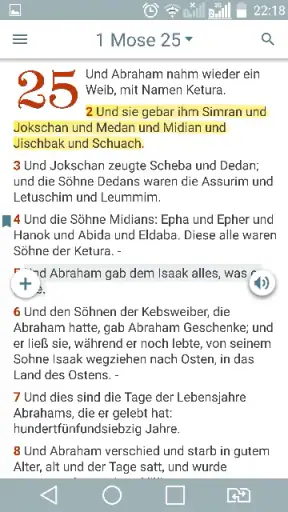 Elberfelder Bibel screenshot