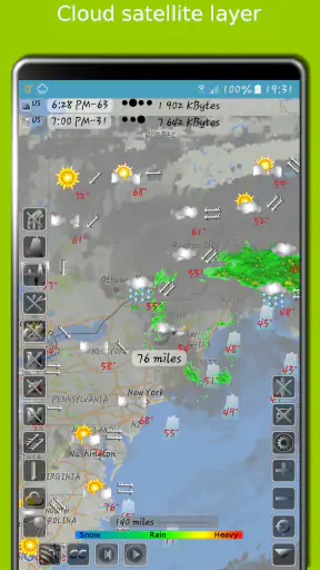 eMap HDF: Wetter und Windkarte screenshot