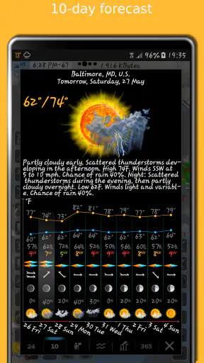 eMap HDF: Wetter und Windkarte screenshot