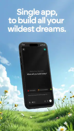 Emergent AI: Vibe Code Apps screenshot
