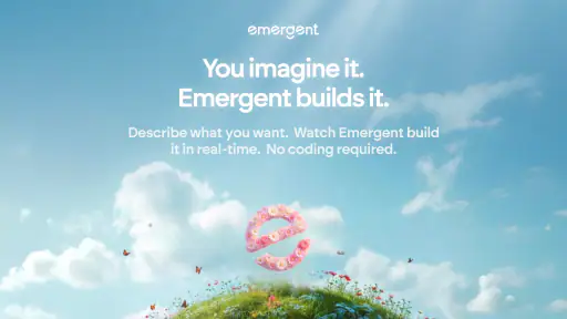 Emergent AI: Vibe Code Apps screenshot