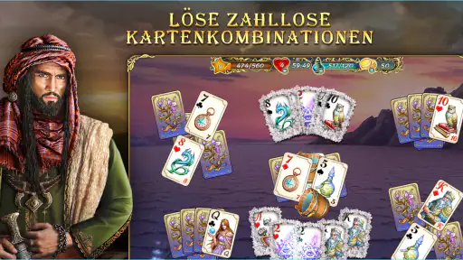 Emerland: TriPeaks Solitaire screenshot
