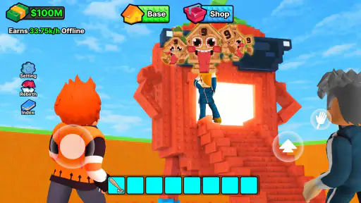 Enter & Catch Brainzot Heads screenshot