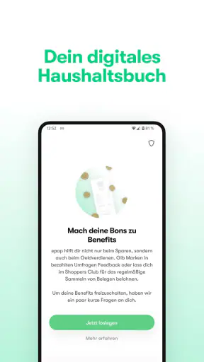 epap Kassenbon & Haushaltsbuch screenshot