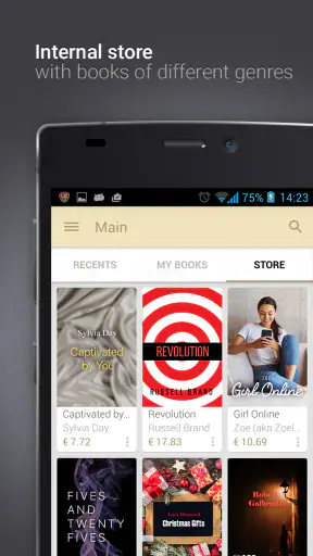 eReader Prestigio: Leser screenshot