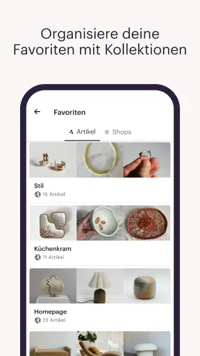 Etsy: Wohnen & Mode kaufen screenshot