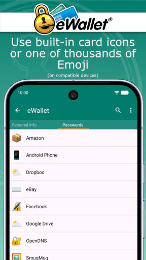 eWallet - Password Manager screenshot